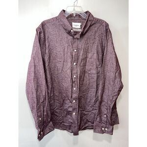 Goodfellow & Co Men's‎ Dress Shirt Size XXL Slim Every Wear Oxford